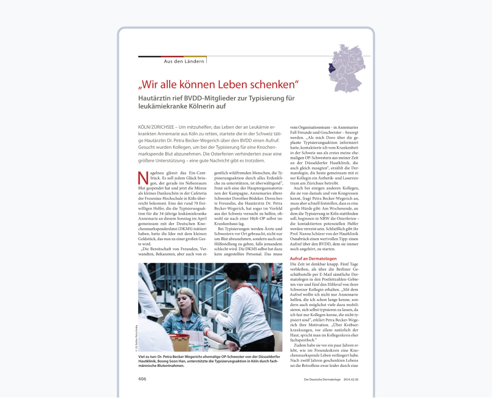 Wir alle können Leben schenken