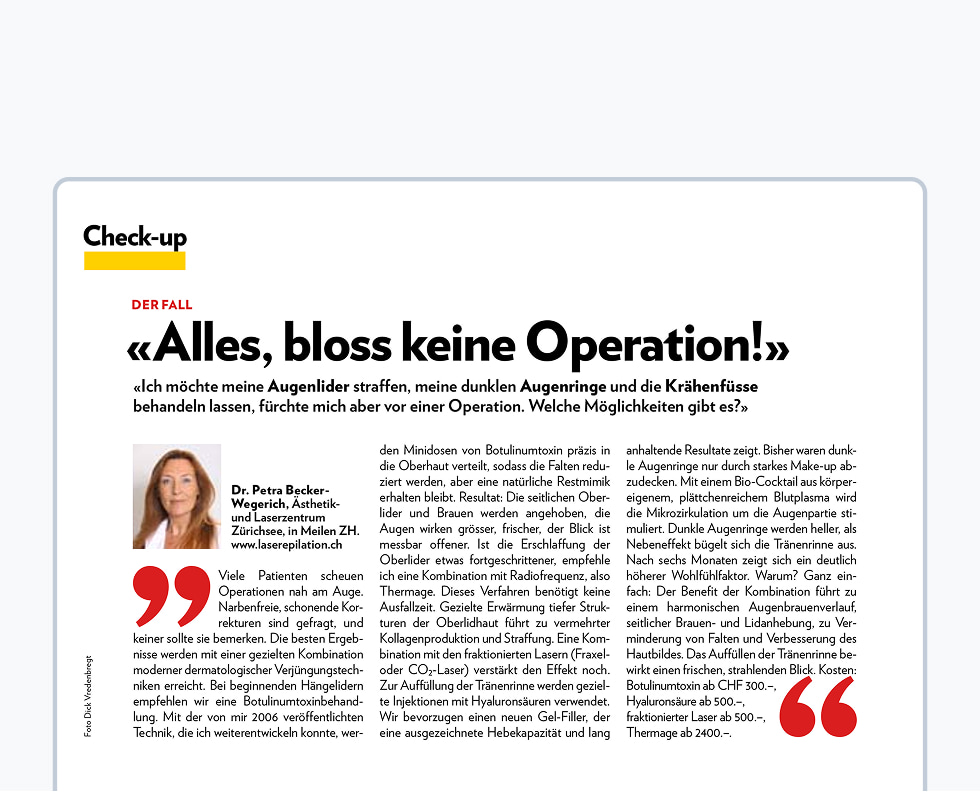 Alles rund um die Augen!